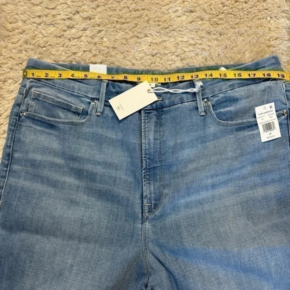 Good American women’s good legs raw step hem skinny jeans size 20 - Picture 10 of 10